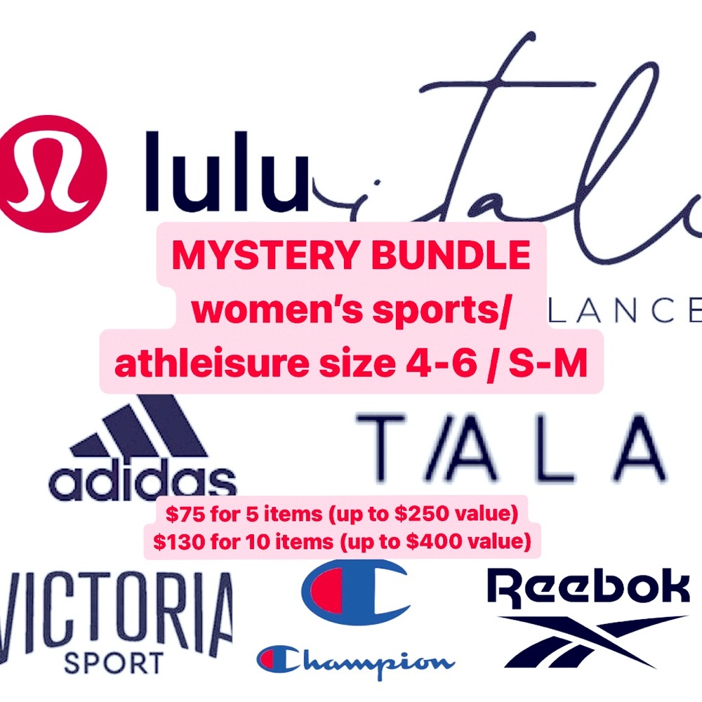 WOMENS MYSTERY BUNDLE - SPORTSWEAR / ATHLEISURE brands like lululemon, balance